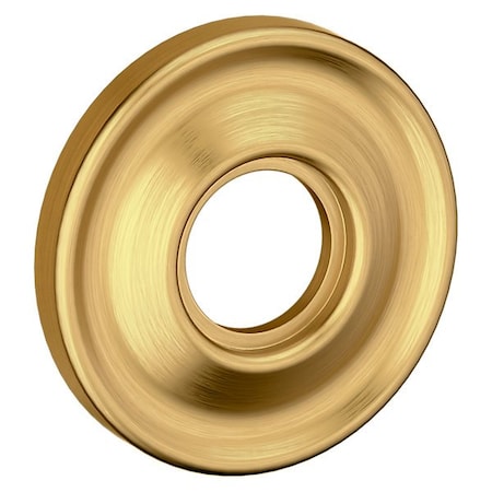 Baldwin Passage Pair Rosettes Lifetime Satin Brass 5017.044